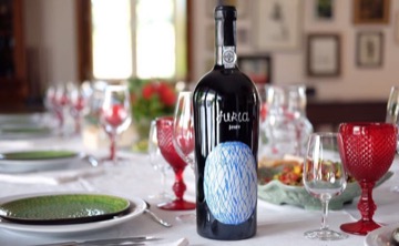 A mesa na Quinta de Tourais
